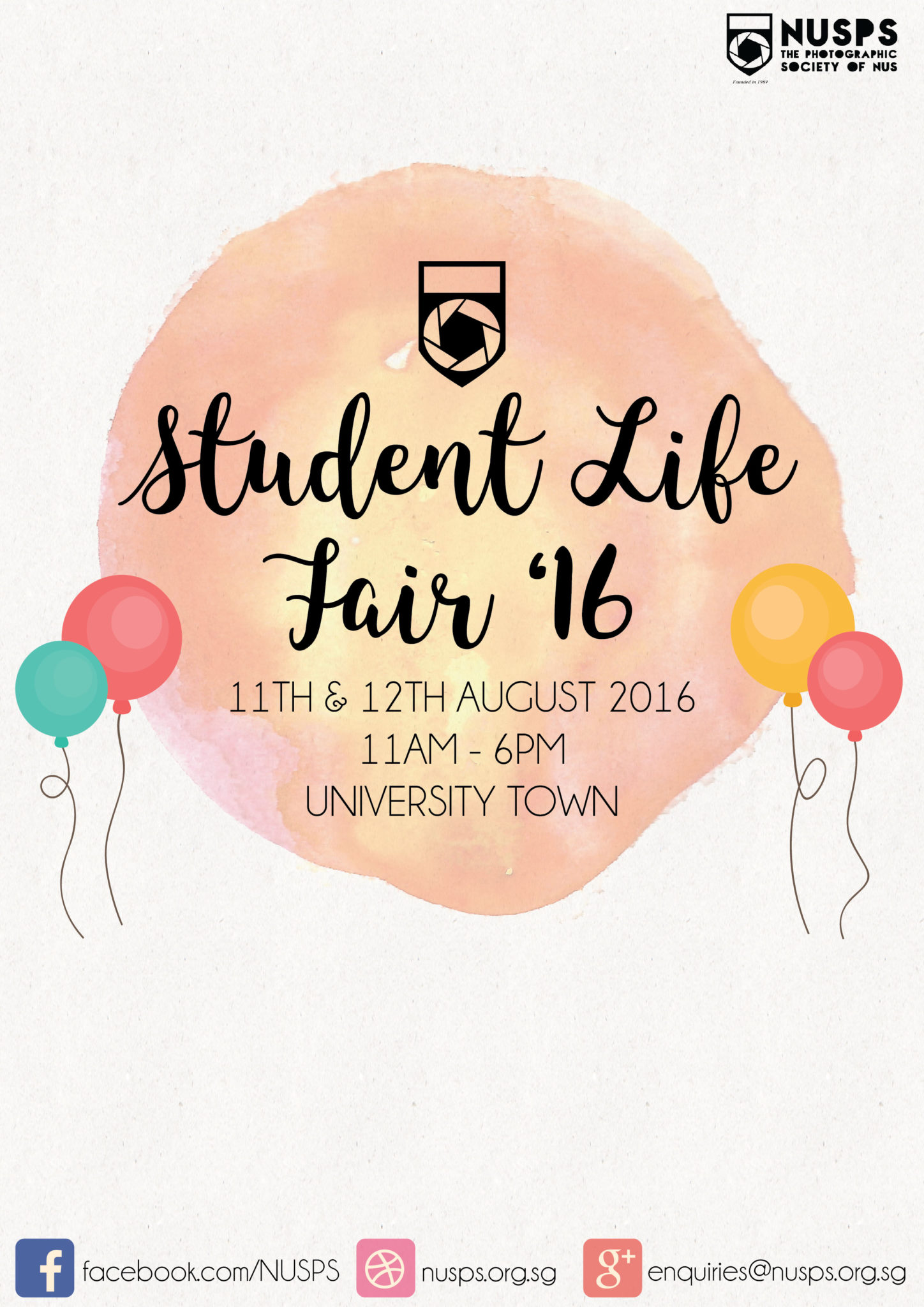 Student Life Fair 2016 and NUSPS Membership