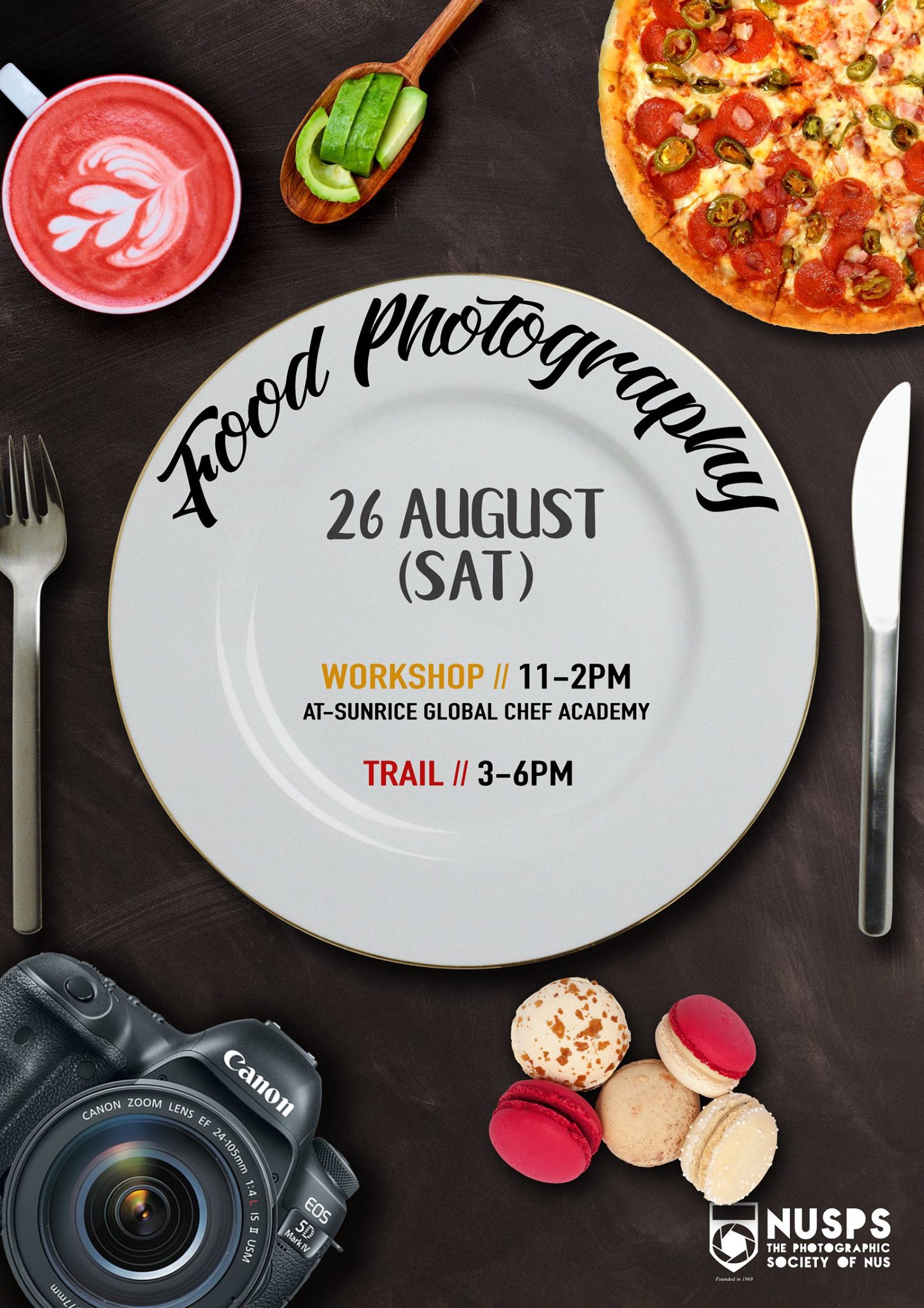 Food Photography Workshop and Trail 2017