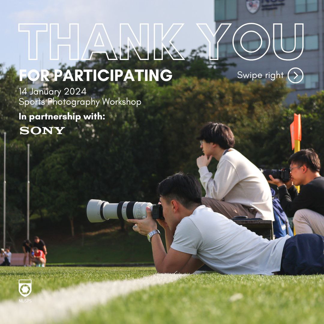 Thank You for Participating in Our Sports Photography Workshop